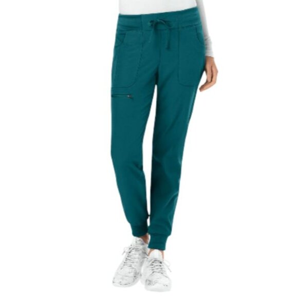 Cherokee® Heartsoul HS030 Women's Break On Through Jogger Scrub Pant - Caribbean - Picture 1 of 3